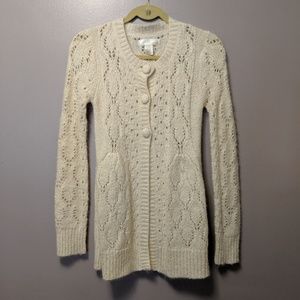 Beautiful knit long cardigan sweater